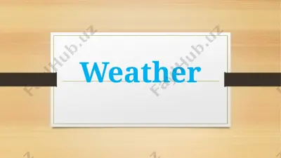 weather — PPTX