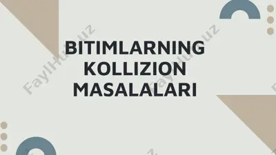kollizion norma — PPTX