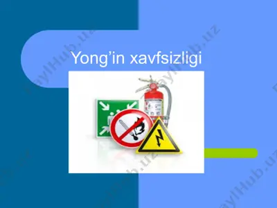 yong'in xafsizligi — PPTX