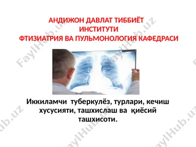 i̇kkinchi tuberkulez — PPTX