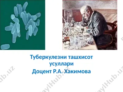 tuberkulezni tashxisot usullari — PPTX