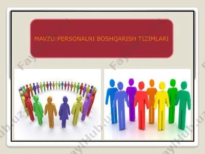 personalni boshqarish tizimlari — PPTX