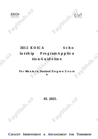 k o ic a scholarship program application guidelines — DOCX