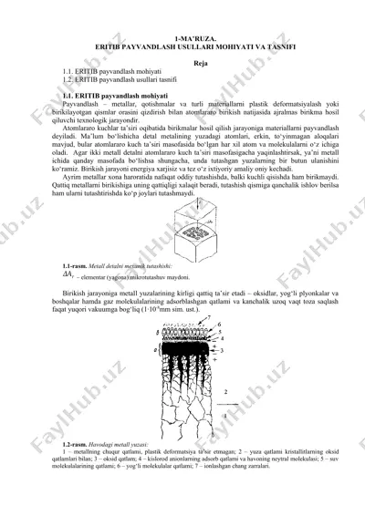 eritib pаyvаndlаsh usullаri mohiyati va tаsnifi — DOCX