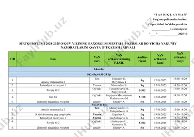 o'quv ishlari bo'yicha prorektorning yozgan xat — DOCX