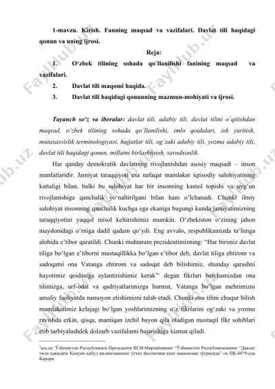 davlat tili haqida — DOCX