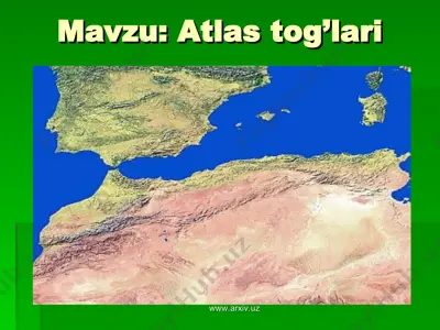 atlas tog’lari — PPT