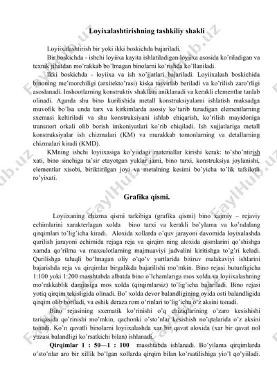 lоyiхаlаshtirishning tаshkiliy shаkli — DOCX