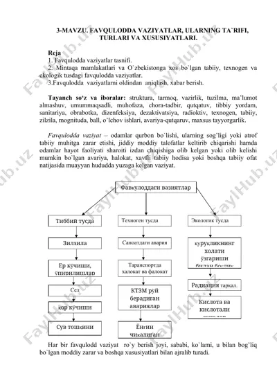 favqulodda vaziyatlar — DOCX