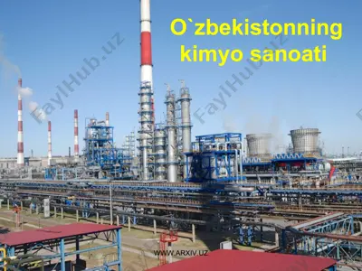 o'zbekistonning kimyo sanoati — PPT