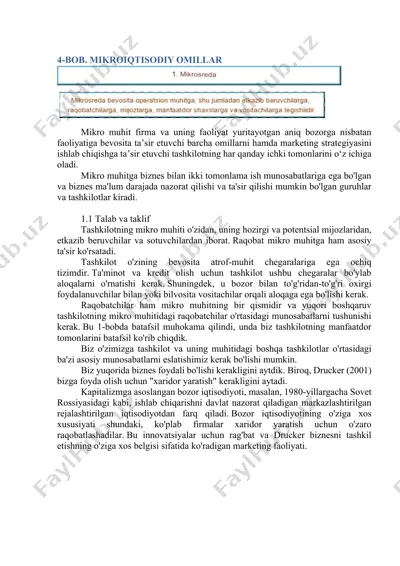 4-bob. mikroiqtisodiy omillar — DOCX