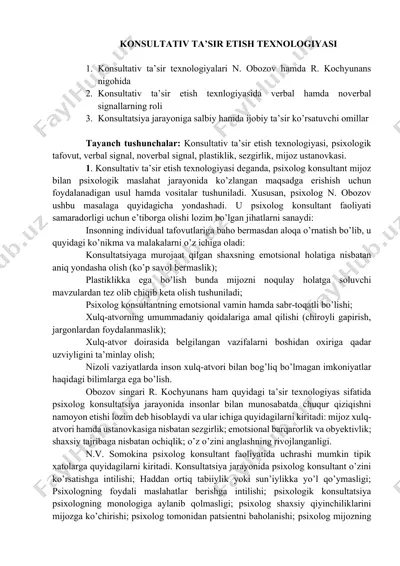 konsultativ ta’sir etish texnologiyasi — DOCX