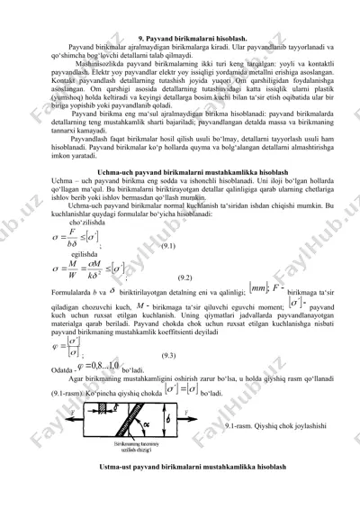 payvand birikmalar — DOCX