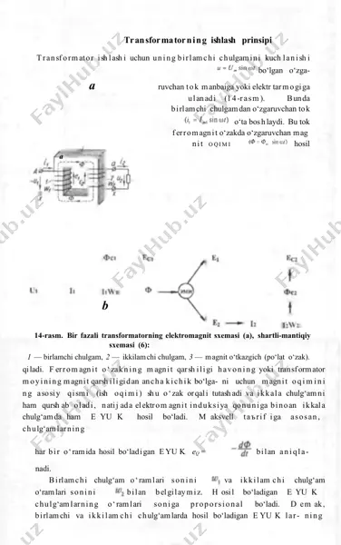 transformatorning ishlash prinsipi — DOCX