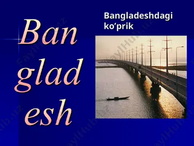 bangladesh — PPT