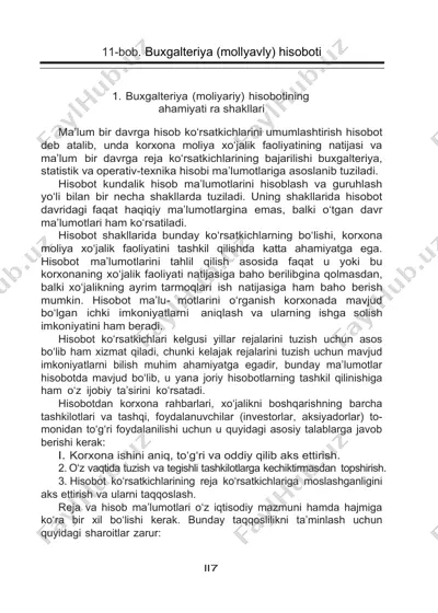 buxgalteriya (moliyaviy) hisoboti — DOCX