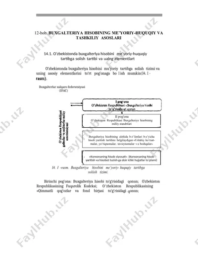 buxgalteriya hisobining me’yoriy-huquqiy va tashkiliy asoslari — DOCX