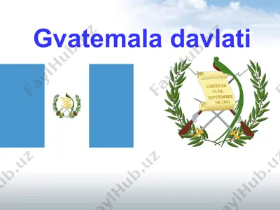gvatemala davlati — PPT