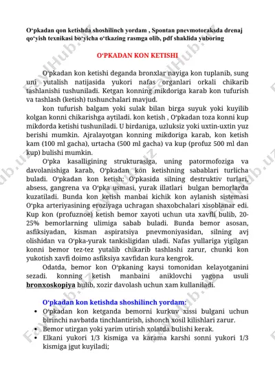 o‘pkadan kon ketishi — DOCX