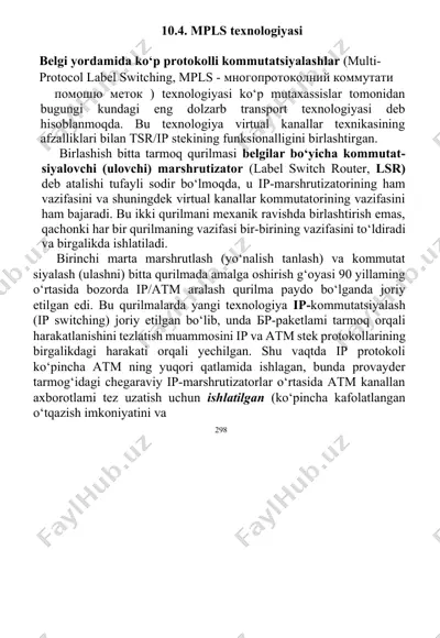 mpls texnologiyasi — DOCX