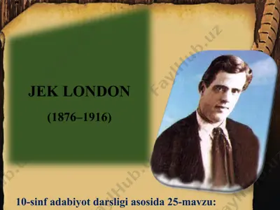 jek london 10 - sinf — PPT