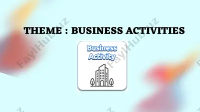 business activities — PPTX