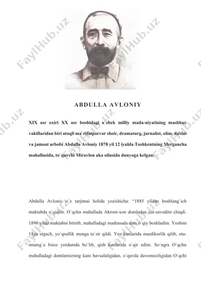 abdulla avloniy — DOCX