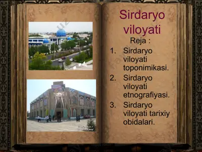 sirdaryo viloyati — PPTX