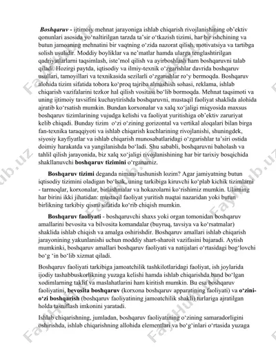 boshqaruv tizimi — DOCX