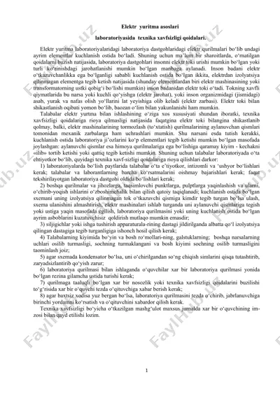 elektr yuritma asoslari — DOCX