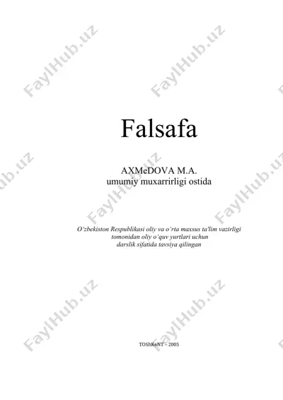 falsafa — DOCX