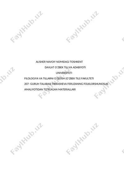folklor maqollar — DOCX