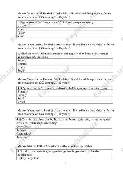 alifbo va imlo muammolari — DOCX