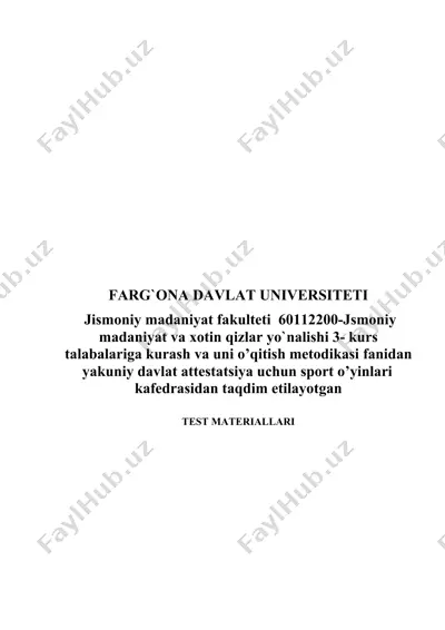 test materiallari — DOCX