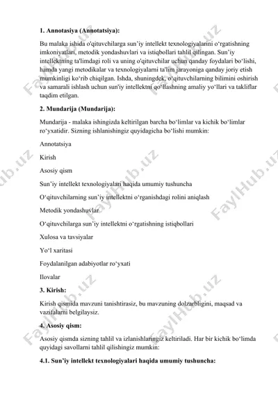 sun’iy intellekt texnologiyalari va o‘qituvchilarga ustozlik — DOCX
