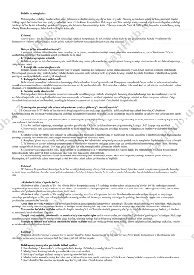 bolalik texnologiyalari — DOCX