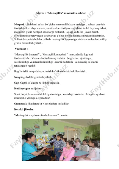 mustaqillik sovg'asi — DOCX