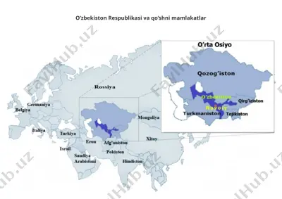 o'zbekiston respublikasi va qo'shni mamlakatlar — DOCX