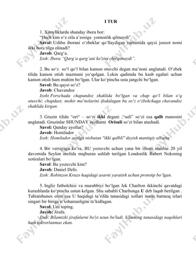 xorijiy so‘zlar haqida ma’lumotlar — DOCX