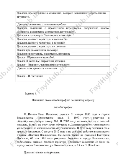диалоги, происходящие в компаниях, которые испытывают определенные трудности. — DOCX