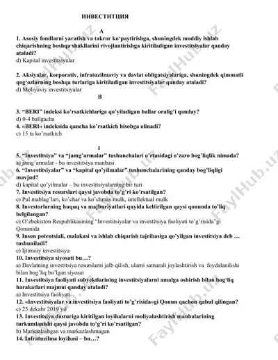 investitsiya — DOCX