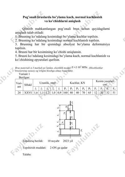pog’onali bruslar — DOCX