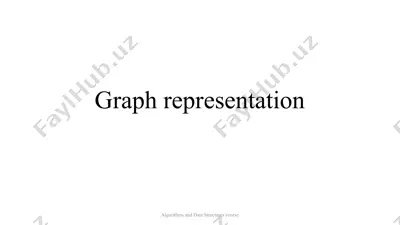 graph representation — PPTX