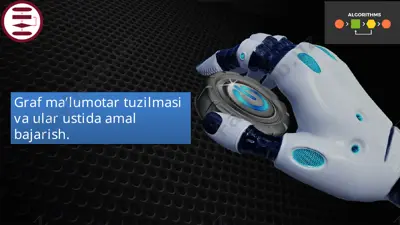 graf ma'lumotlar tuzilmasi va ular ustida amal bajarish — PPTX