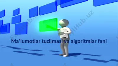 ma'lumotlar tuzilmasi va algoritmlar fanini xeshjadvallar va ularni tashkil etish va dasturlash — PPTX