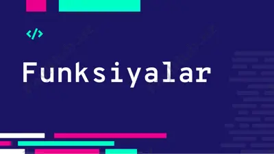 funksiyalar — PPTX