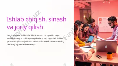 ishlab chiqish, sinash va joriy qilish — PPTX