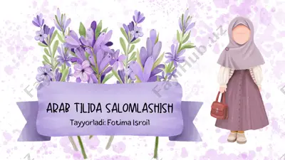 arab tilida salomlashish — PPTX