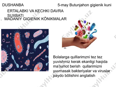 viruslar va bakteriyalarning farqi — PPTX
