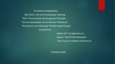 ford kompaniyasi — PPTX